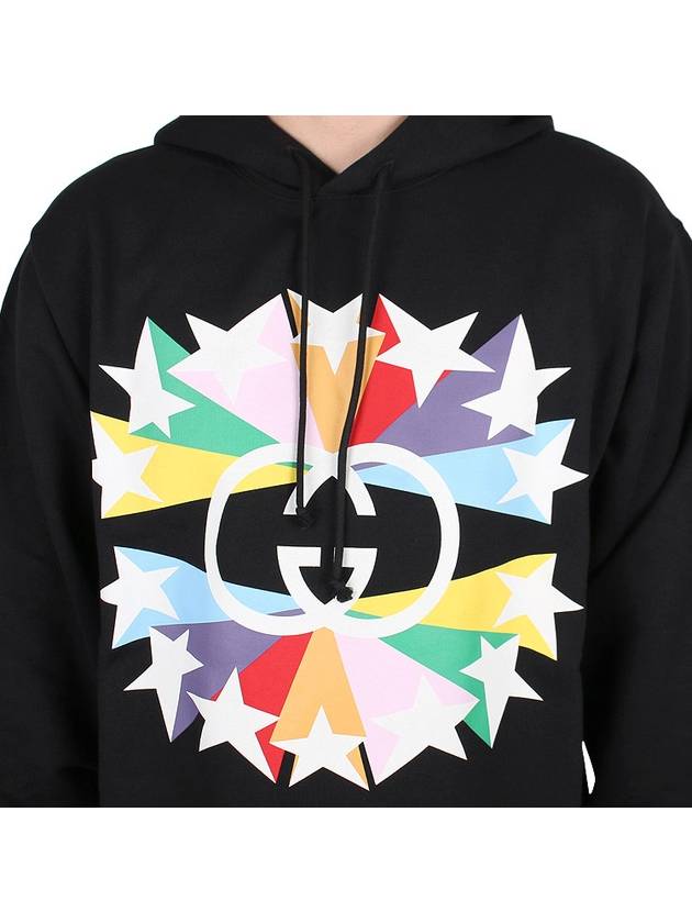 Men's GG Starburst Hoodie Black - GUCCI - BALAAN 7