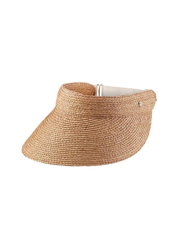 Kirsten Raffia Visor Hat Nougat - HELEN KAMINSKI - BALAAN 1