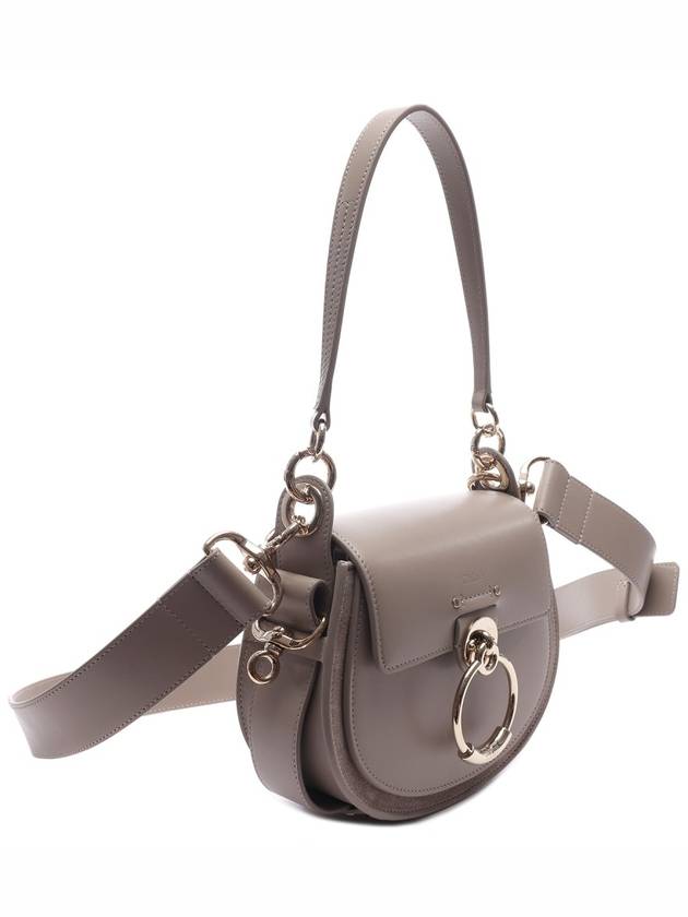 Tess Small Shoulder Bag Black Motty Grey - CHLOE - BALAAN 4