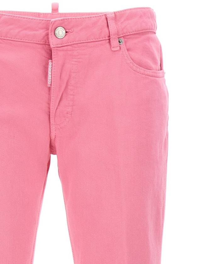 Denim Straight Pants S75LB0860S30811243 PINK - DSQUARED2 - BALAAN 4