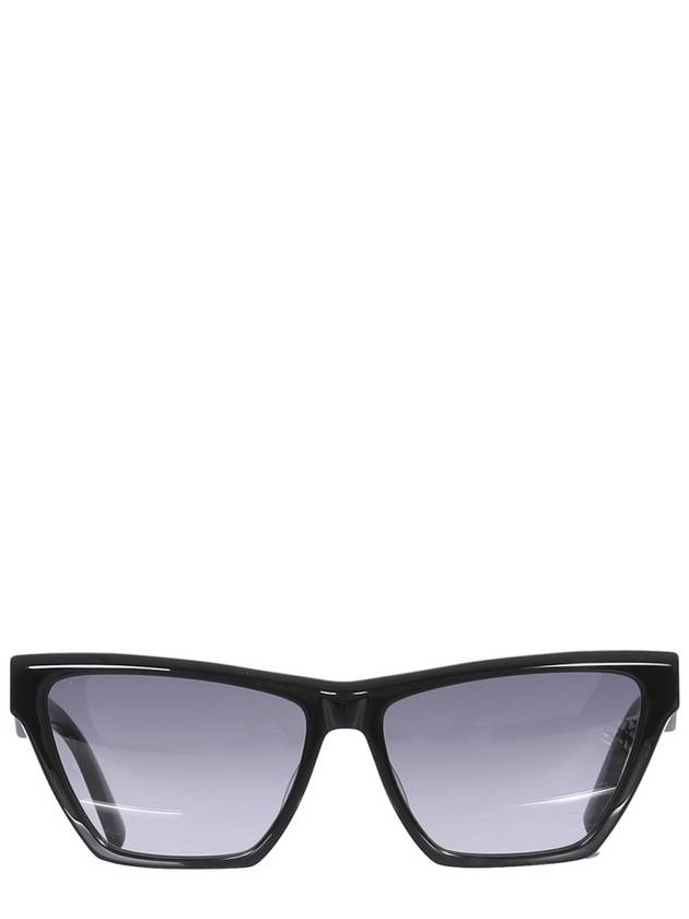 SL M103 Gold Logo Cat Eye Sunglasses Black - SAINT LAURENT - BALAAN 3