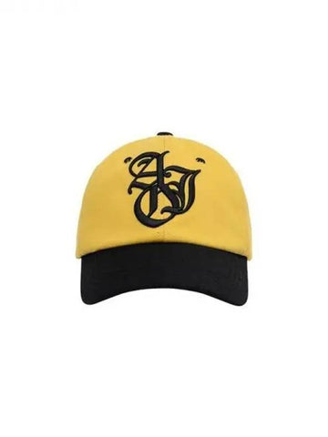 Sporty Logo Color Mixed Cap YELLOW yellow 270183 - AJOBYAJO - BALAAN 1