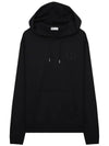 CD Icon Organic Cotton Fleece Hoodie Black - DIOR - BALAAN 2