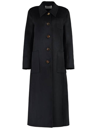 Tory Burch Single-Breasted Wool Coat - TORY BURCH - BALAAN 1