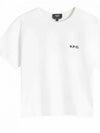 Boxy Micro Logo Short Sleeve T-Shirt White - A.P.C. - BALAAN 2