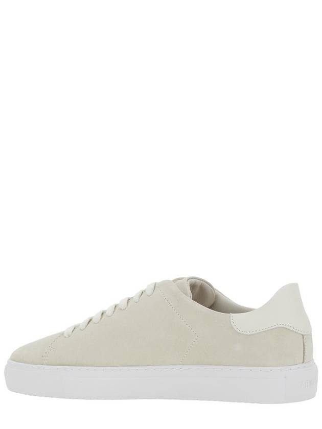 'Clean 90' Beige Low Top Sneakers With Logo Lettering On The Side In Suede Man - AXEL ARIGATO - BALAAN 3