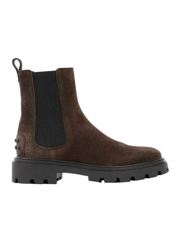 Women's Ankle Chelsea Boots Brown - TOD'S - BALAAN.