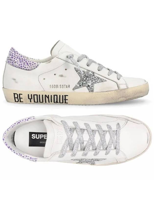 Women's Glitter Superstar Low Top Sneakers White - GOLDEN GOOSE - BALAAN 2