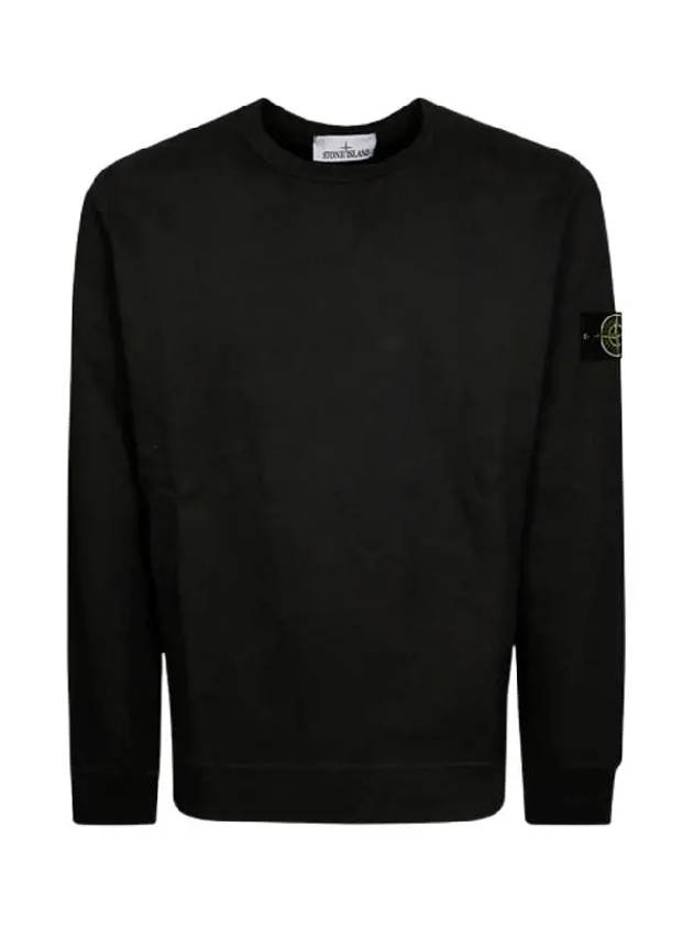 Wappen Patch Crew Neck Cotton Sweatshirt Lead Grey - STONE ISLAND - BALAAN 2