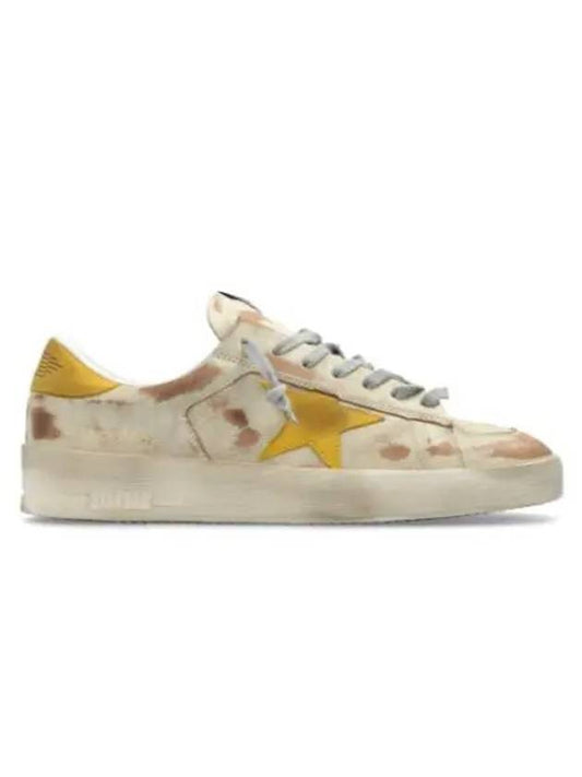 Stardan Leather Low Top Sneakers Off White - GOLDEN GOOSE - BALAAN 2