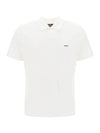 Austin Embroidery Logo Polo Shirt White - A.P.C. - BALAAN 1