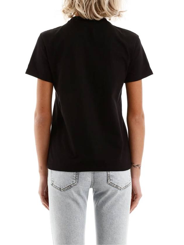 Box Logo Short Sleeve T-Shirt Black - MSGM - BALAAN 5