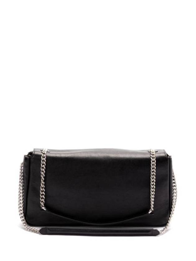 Baguette Chain Large Shoulder Bag Black - FENDI - BALAAN 6