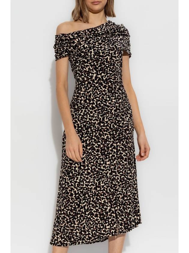 Diane Von Furstenberg Dress Agustin Midi, Women's, Black - DIANE VON FURSTENBERG - BALAAN 3