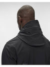 Shell R Goggle Hooded Jacket Black - CP COMPANY - BALAAN 8