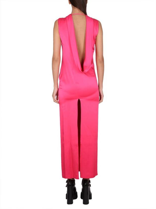 midi dress 1010011 1A073191PM60 FUCHSIA - VERSACE - BALAAN 4