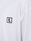 Men s back logo long sleeve t shirt white - WOOYOUNGMI - BALAAN 8