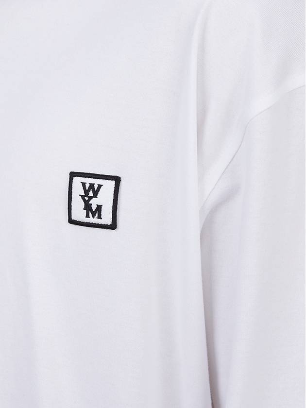 Men s back logo long sleeve t shirt white - WOOYOUNGMI - BALAAN 8