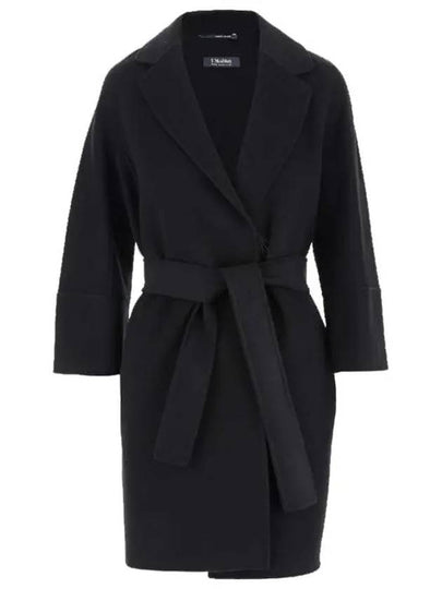 2390160439600 013 ARONA Arona black coat - MAX MARA - BALAAN 2