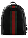 Web Stripe Canvas Backpack Black - GUCCI - BALAAN 2