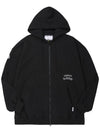 Side Logo 2Way Zip Up Hoodie Black - EXPRESSHOLIDAY - BALAAN 1