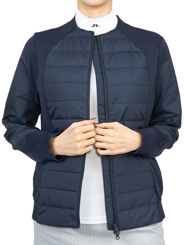 Women's Keisha Golf Padded Jacket Navy - J.LINDEBERG - BALAAN 7