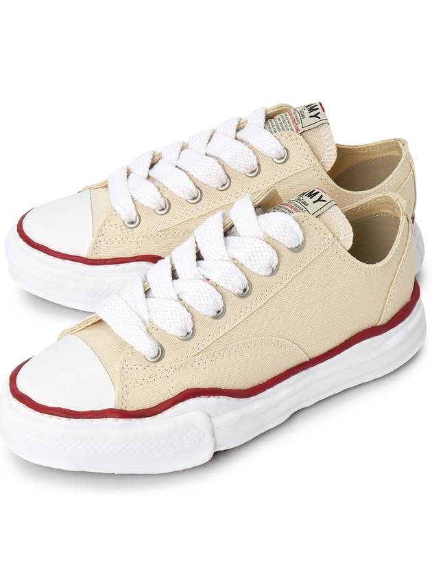 Peterson OG Sole Canvas Low Top Sneakers Natural - MAISON MIHARA YASUHIRO - BALAAN 2