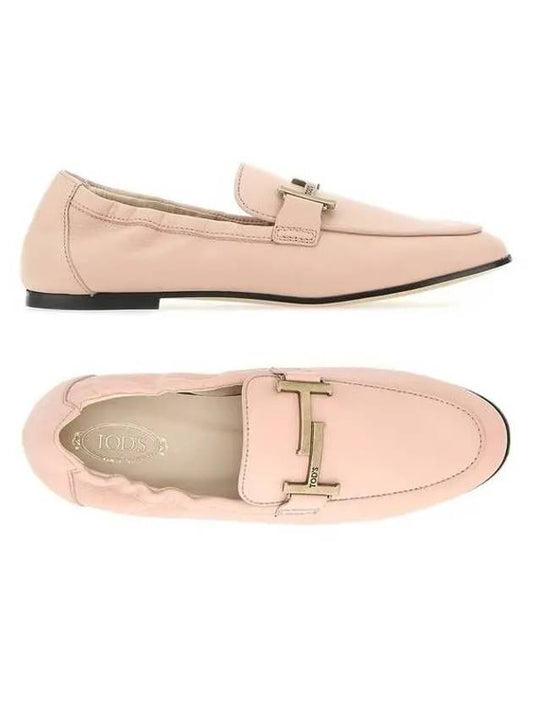 Women's Double T Loafers Pink - TOD'S - BALAAN 2