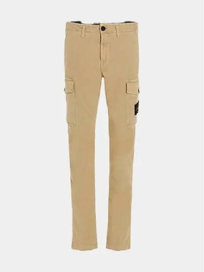 Waffen Patch Cargo Straight Pants Beige - STONE ISLAND - BALAAN 2