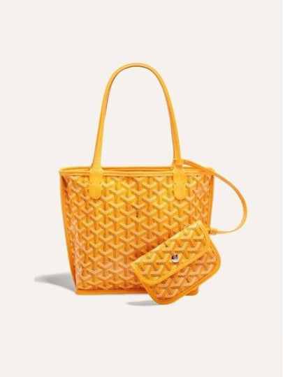 Anjou Mini Tote Bag Yellow - GOYARD - BALAAN 2