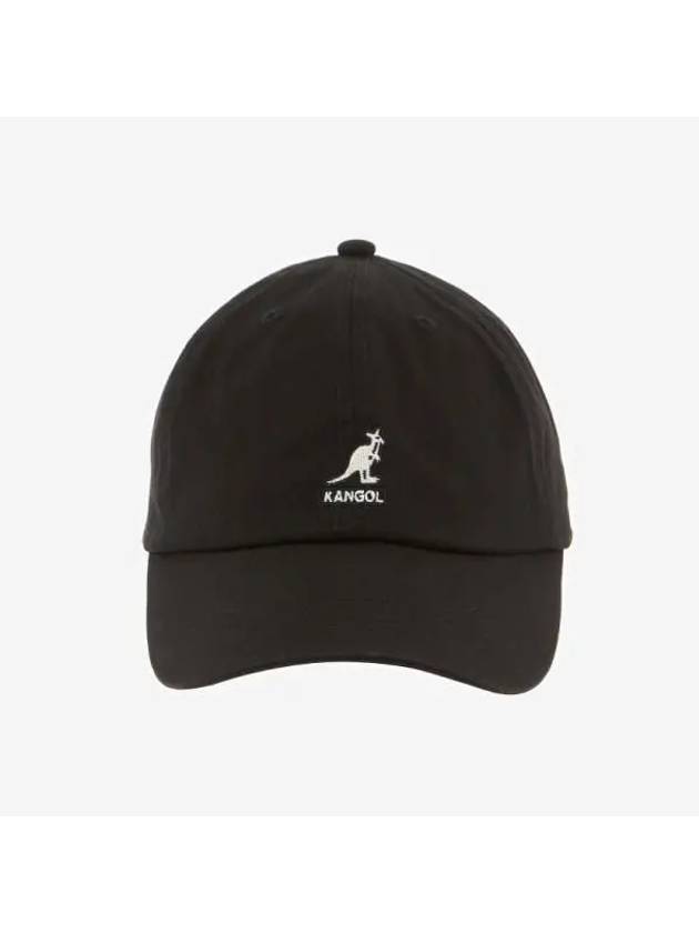 K5165HT BLACK washed ball cap - KANGOL - BALAAN 2