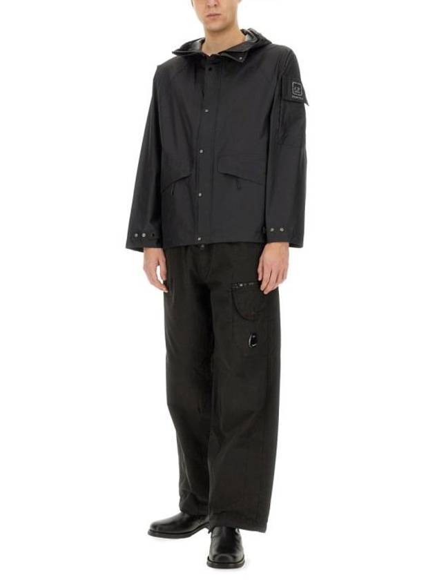 Hooded Jacket Black - CP COMPANY - BALAAN 3