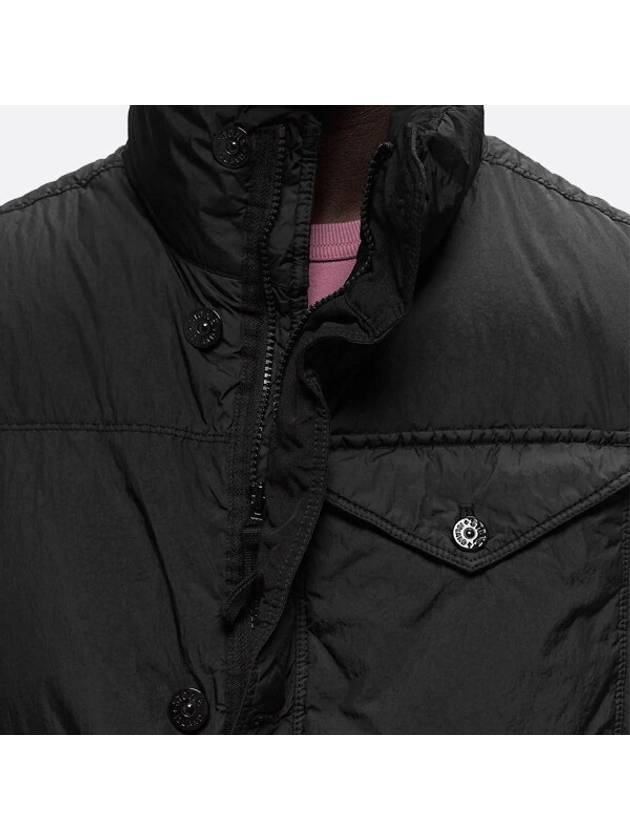 Crinkle Reps R-NY Down Vest Black - STONE ISLAND - BALAAN 5