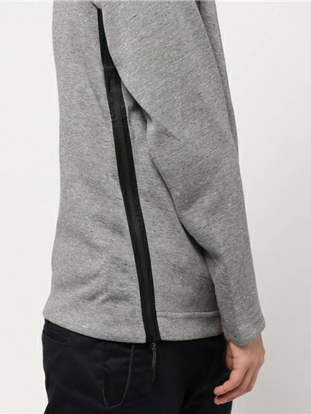 01805215091Tech fleece pullover funnel neck hooded tshirtgray - NIKE - BALAAN 8