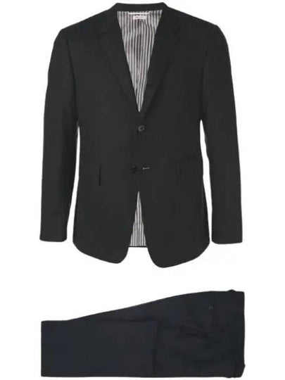 Men's Signature Classic Wool Suit Dark Grey - THOM BROWNE - BALAAN 2