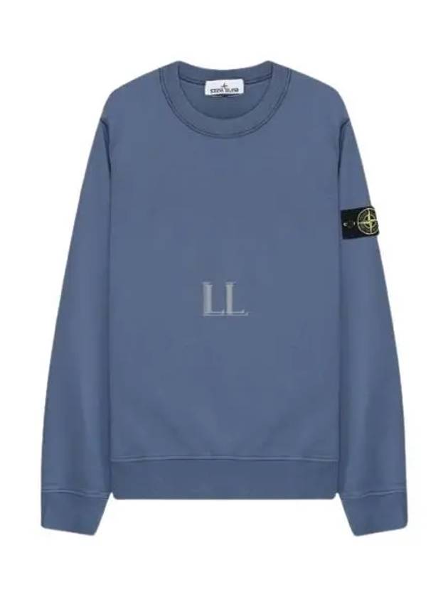 Wappen Patch Crew Neck Sweatshirt Dark Blue - STONE ISLAND - BALAAN 2