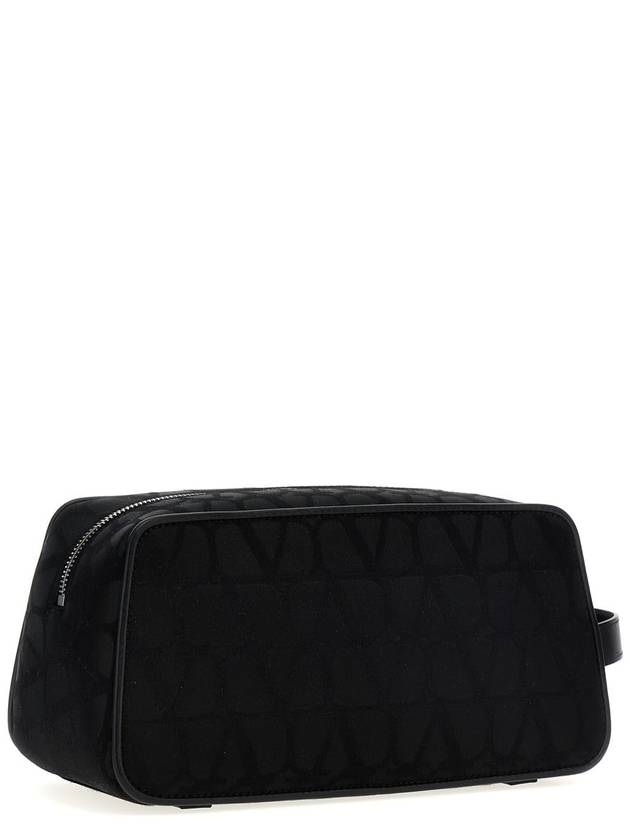 Toilet Econograph Clutch Bag Black - VALENTINO - BALAAN 3