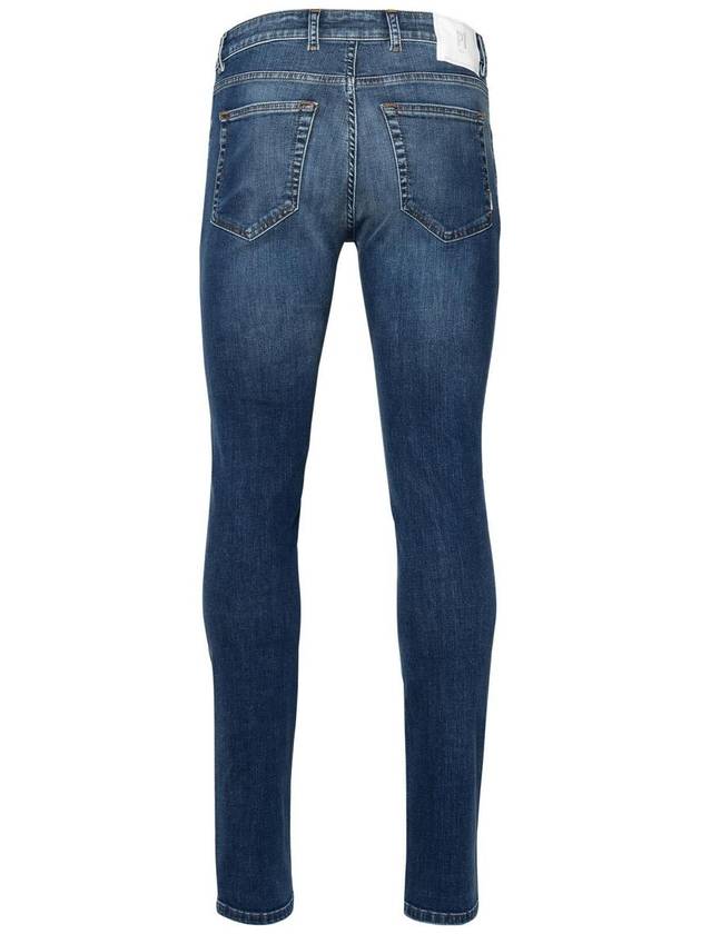 Pt05 Blue Cotton Blend Jeans - PT05 - BALAAN 3