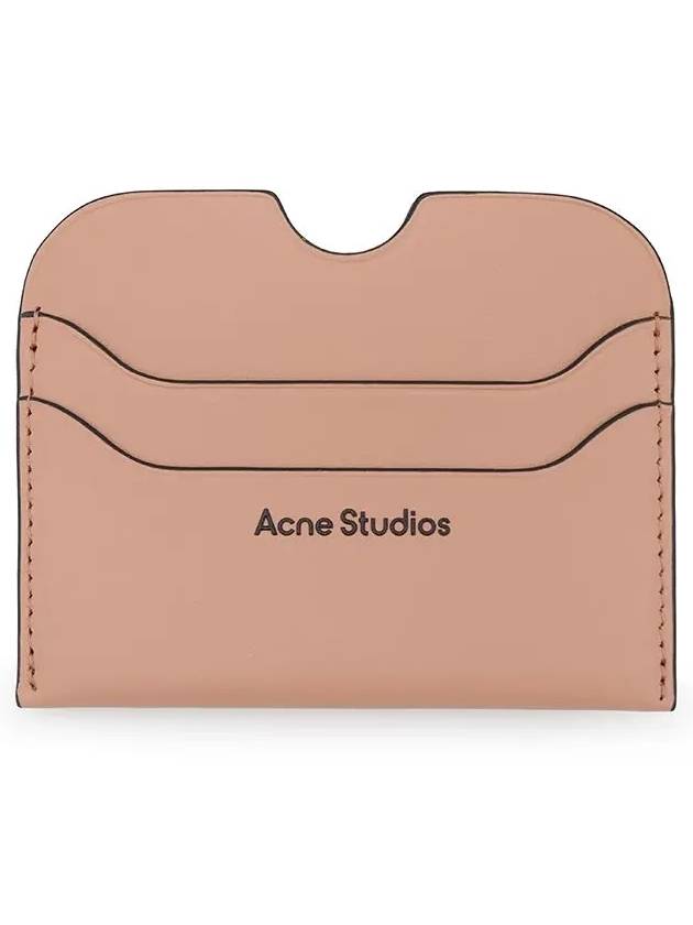 Embossed logo leather card holder CG0234 - ACNE STUDIOS - BALAAN 3