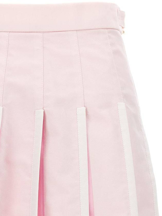 FW 23 24 skirt oxford pieghe FGC724B02188680 - THOM BROWNE - BALAAN 4