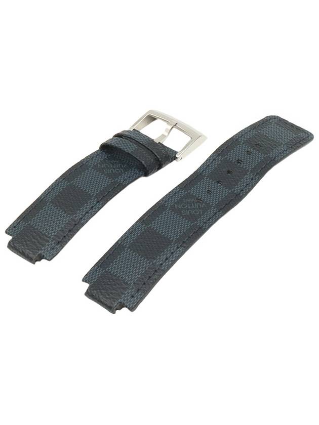 Damier Cobalt Graphite Canvas Tambour Watch Strap R15042 - LOUIS VUITTON - BALAAN 1