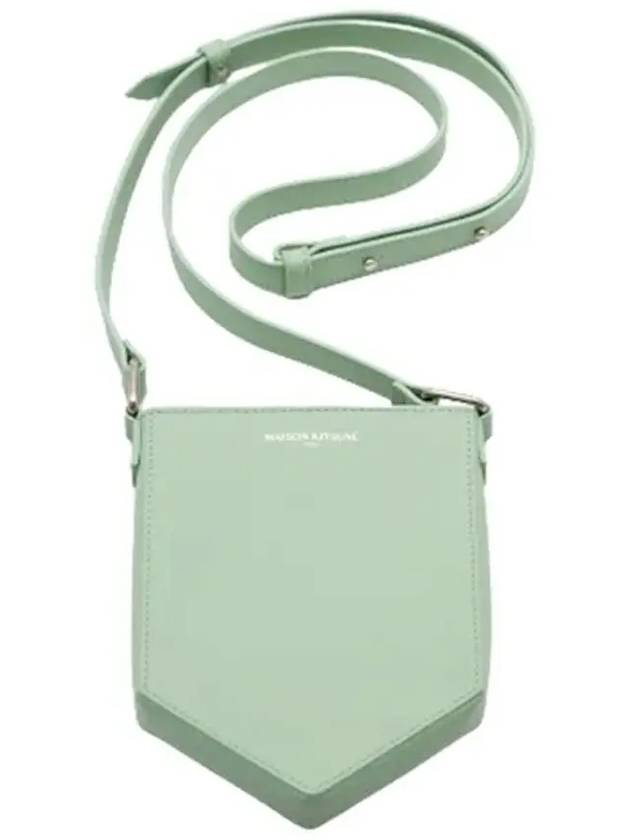 Neck Cross Pouch Bag Mist Green - MAISON KITSUNE - BALAAN 3