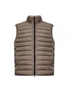 Chamber R Nylon Down Vest Dove Grey - STONE ISLAND - BALAAN 2