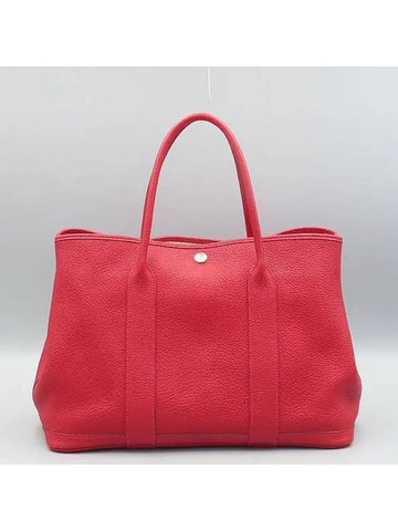 red tote bag - HERMES - BALAAN 1