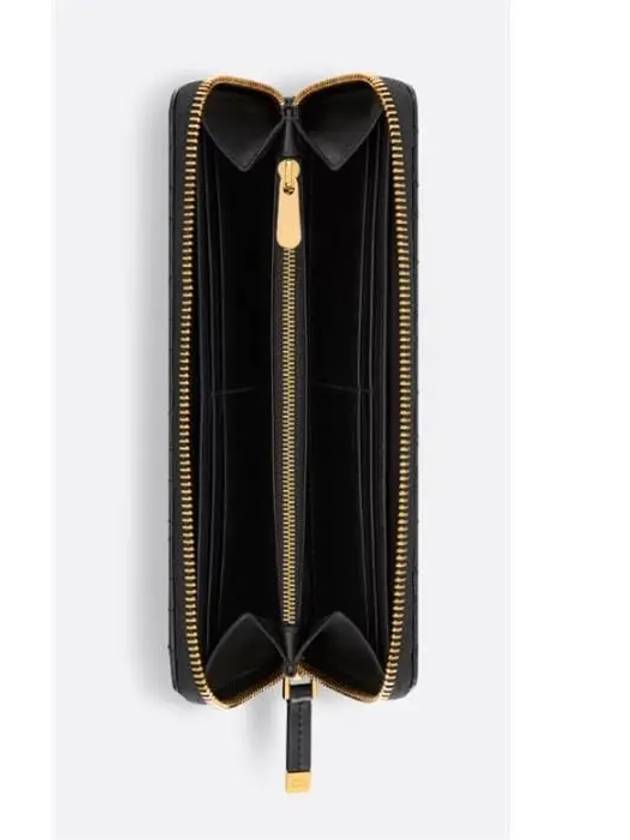 Miss Caro Voyageur Slim Long Wallet Black - DIOR - BALAAN 4