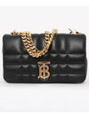 Quilted Lula Mini Leather Cross Bag Black - BURBERRY - BALAAN 2