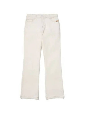 K2 Flywalk Bootcut Pants W Off White - KATE - BALAAN 1