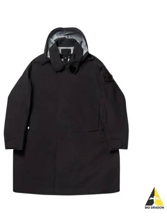 Shadow Gore-Tex Long Single Coat Black - STONE ISLAND - BALAAN 2