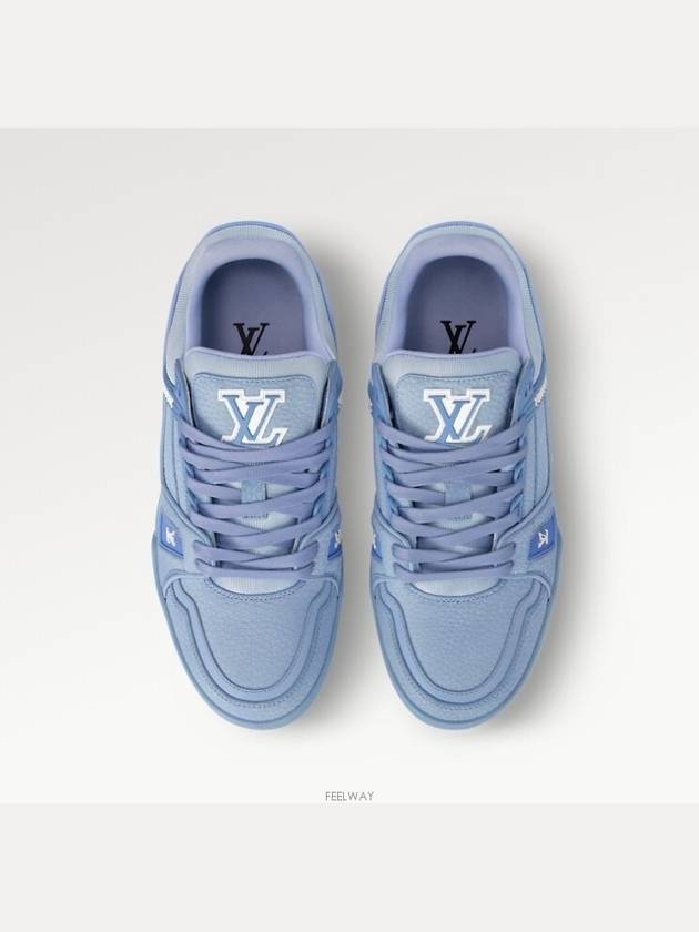 LV Trainer Sneakers Blue Boutique 1ACRRV - LOUIS VUITTON - BALAAN 4