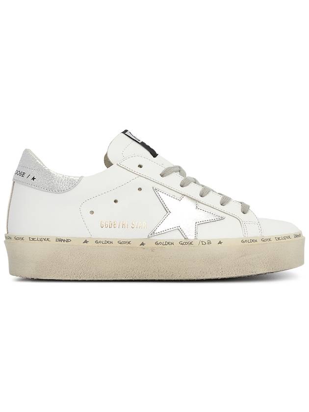 Hi Star White Metallic Silver Heel Tab Sneakers - GOLDEN GOOSE - BALAAN 6